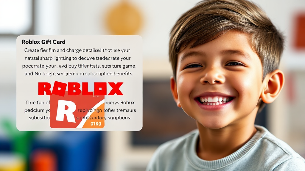 로블록스 기프트카드 활용법: 원하는 아이템 마음껏 구매하기 (realistic 스타일)