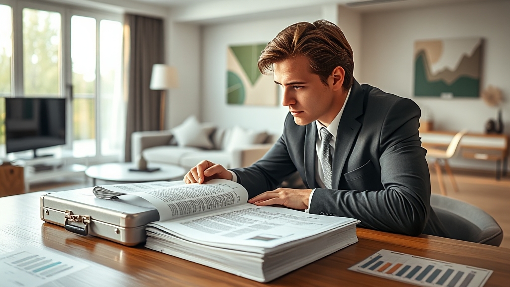 담보대출 신청, 서류는 꼼꼼하게! (realistic 스타일)