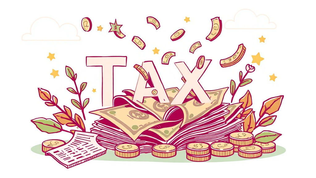 필요경비와 공제 항목, 꼼꼼히 챙기세요! (illustration 스타일)