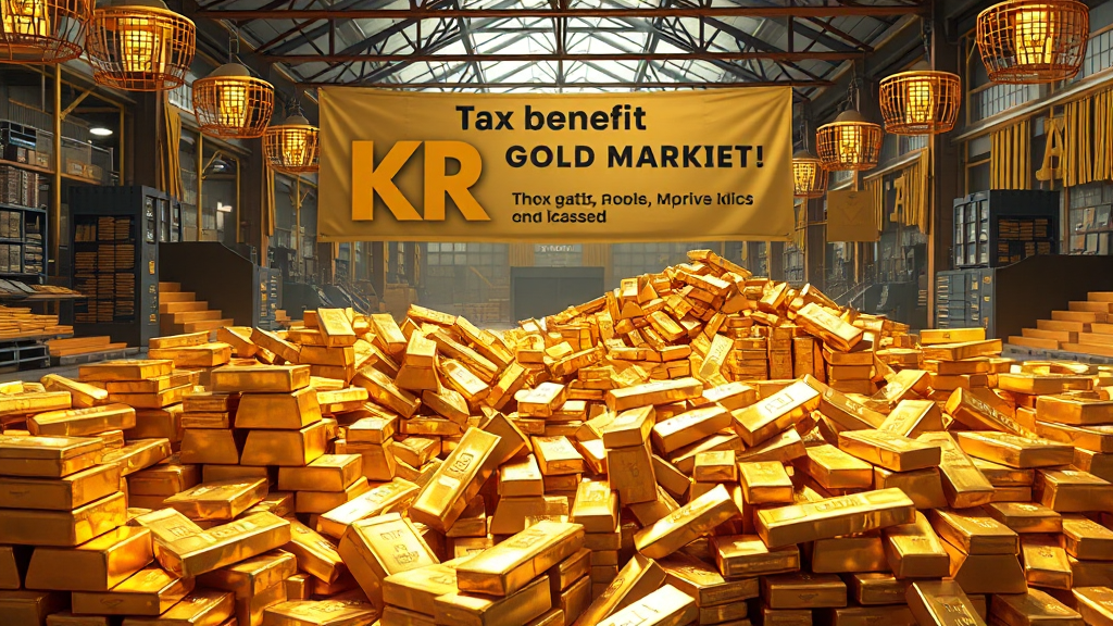 금 투자, 세금은 어떻게 될까? (realistic 스타일)