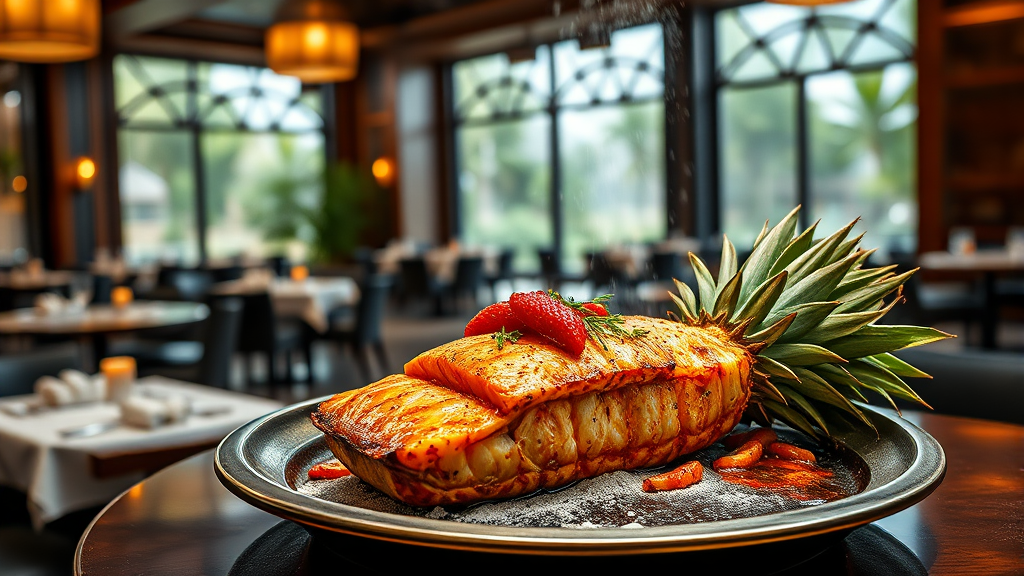 손태진 레시피: 글로벌 미식 (realistic 스타일)