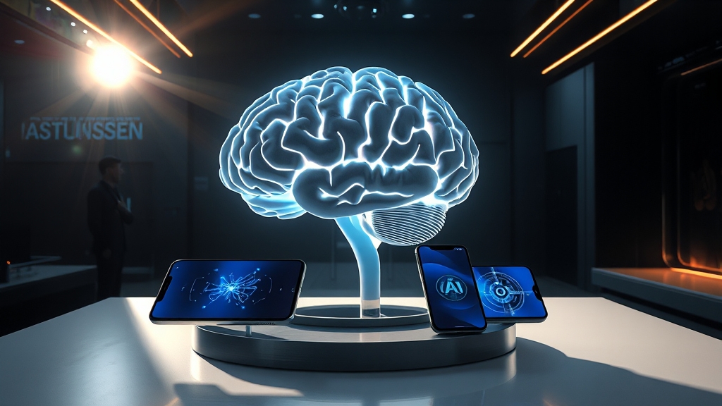 제미나이 나노: 스마트폰 두뇌 (realistic 스타일)