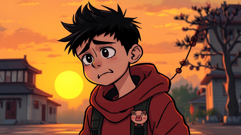 중도 해지 조건 및 환급금 (cartoon 스타일)