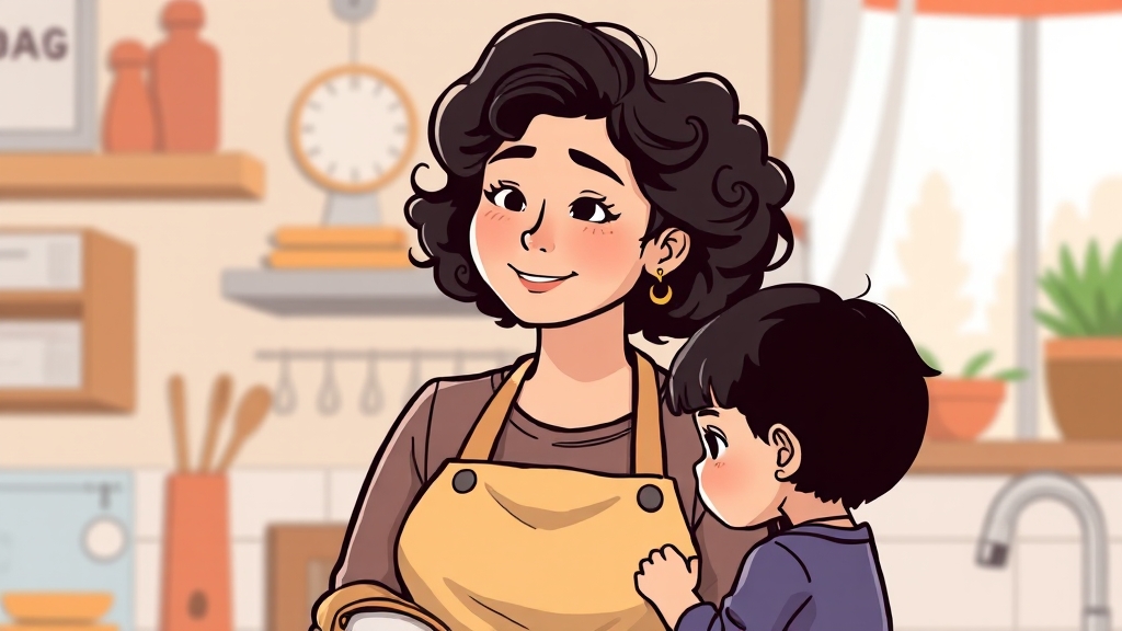 경단녀 공감대와 스타일 연관성 (cartoon 스타일)