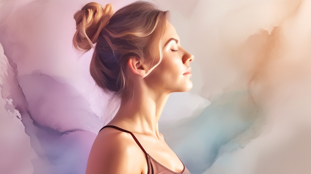 손목 건강을 위한 꾸준한 관리 방법 (watercolor 스타일)