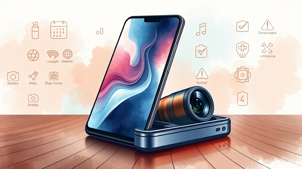 Z플립7, 장점과 단점은? (illustration 스타일)