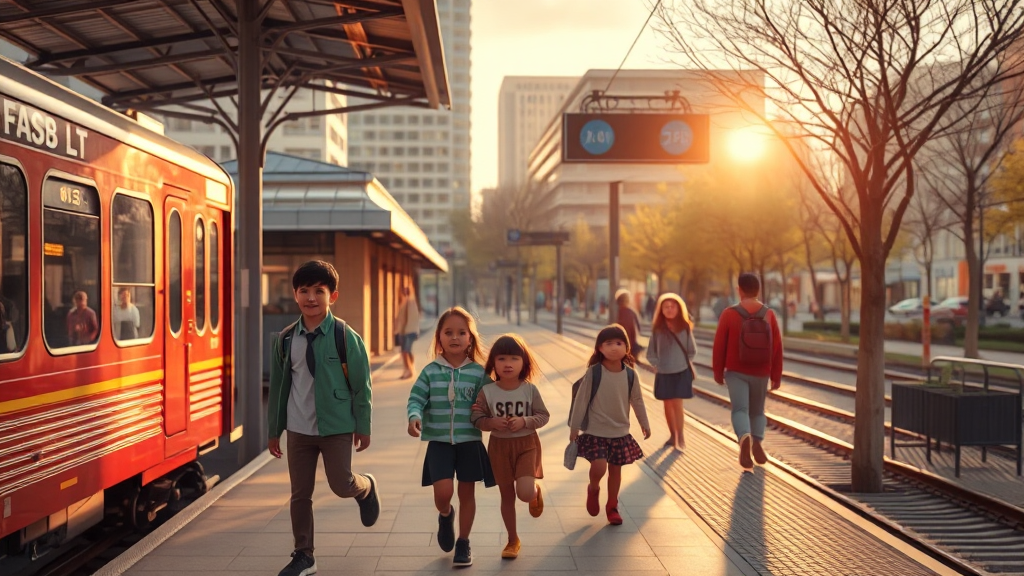 입지 및 교통: 편리한 생활 인프라 (realistic 스타일)