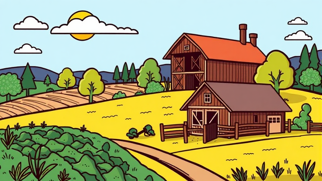 상속 농지, 세금 신고 및 납부 절차 완벽 가이드 (cartoon 스타일)