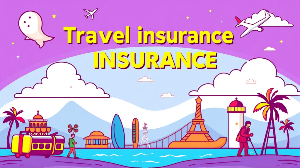 여행 중 발생할 수 있는 예상치 못한 상황들 (cartoon 스타일)