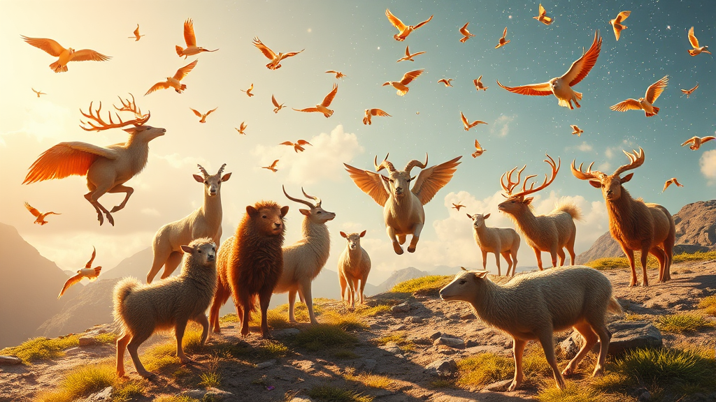 2026년 띠별 운세 미리보기 (realistic 스타일)