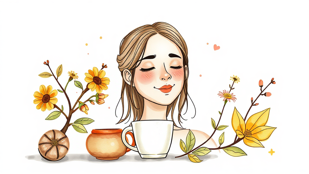 황기의 놀라운 효능 (illustration 스타일)