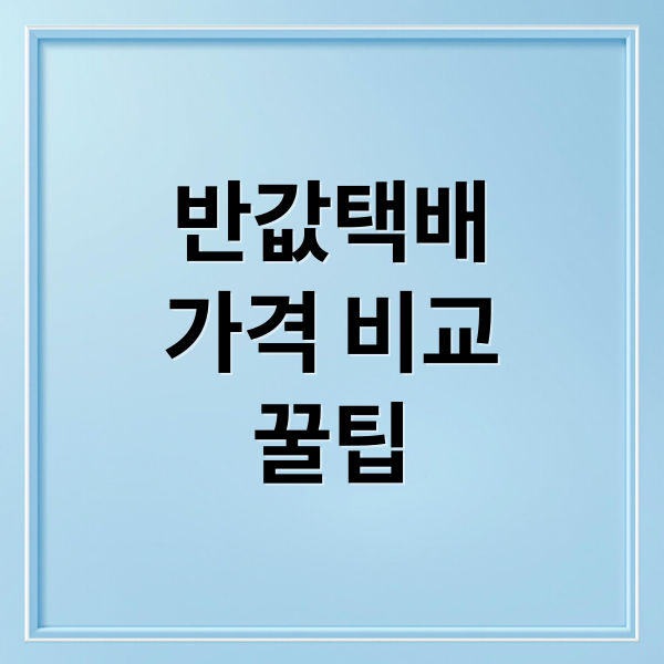 반값택배
가격 비교
꿀팁 (반값택배 가격 보내는법)