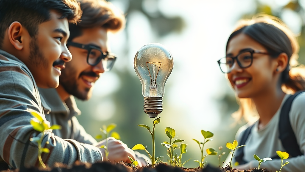 창업 지원 사업 종류 비교 (realistic 스타일)