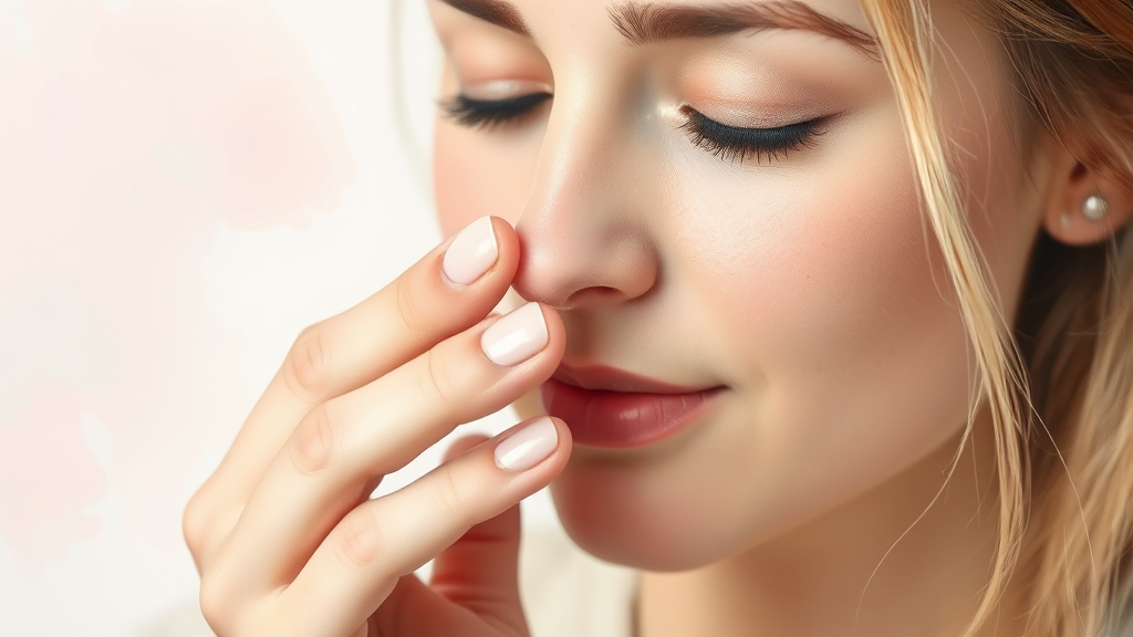 혈관운동성 비염 치료 방법 (watercolor 스타일)