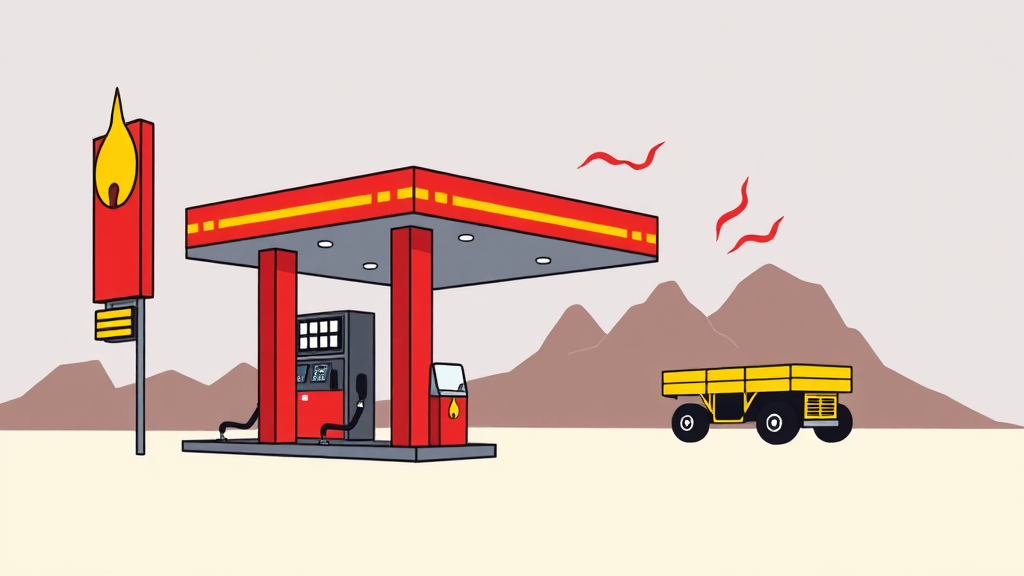 우리 집 기름값, 유가 상승의 직접 영향 (cartoon 스타일)