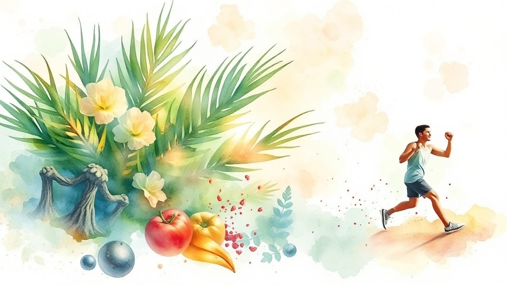 쏘팔메토, 현명하게 선택하세요! (watercolor 스타일)