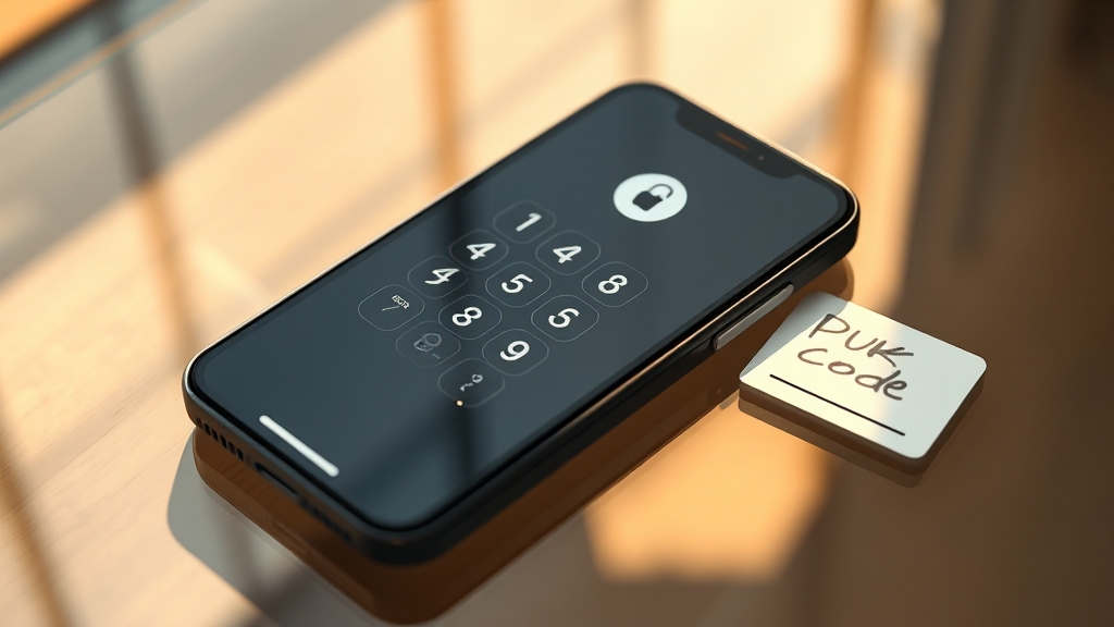 SIM PIN & PUK 코드 관련 해제 (realistic 스타일)