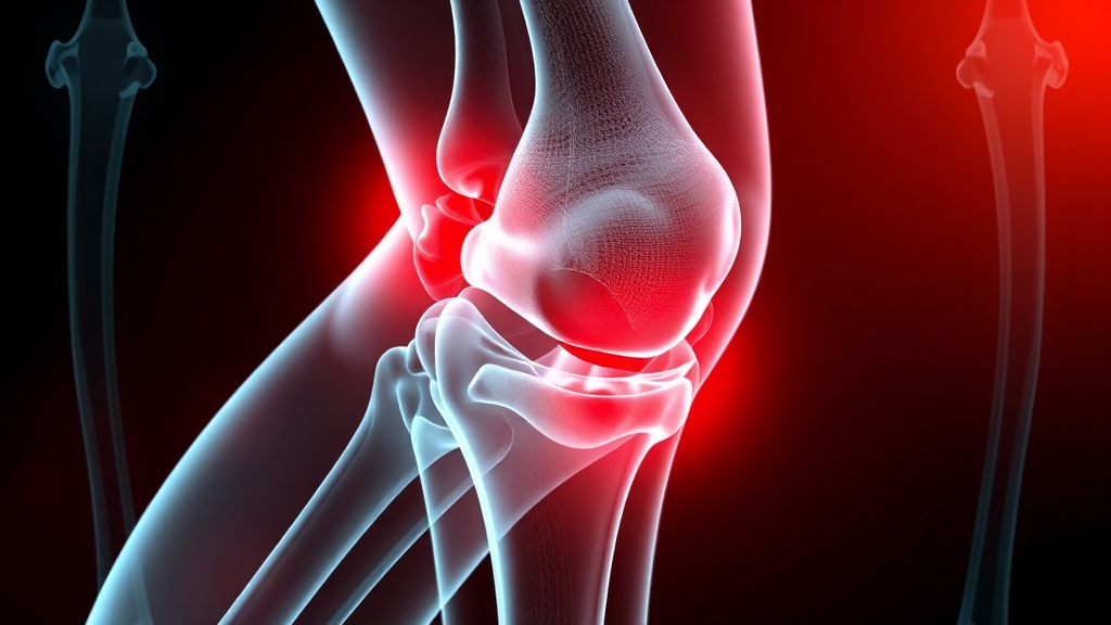 무릎 통증, 원인은 무엇일까? (illustration 스타일)