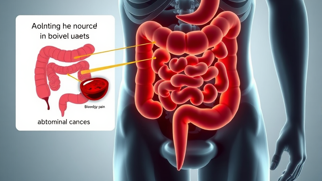 대장암 초기, 놓치면 안 될 위험 신호 3가지 (realistic 스타일)