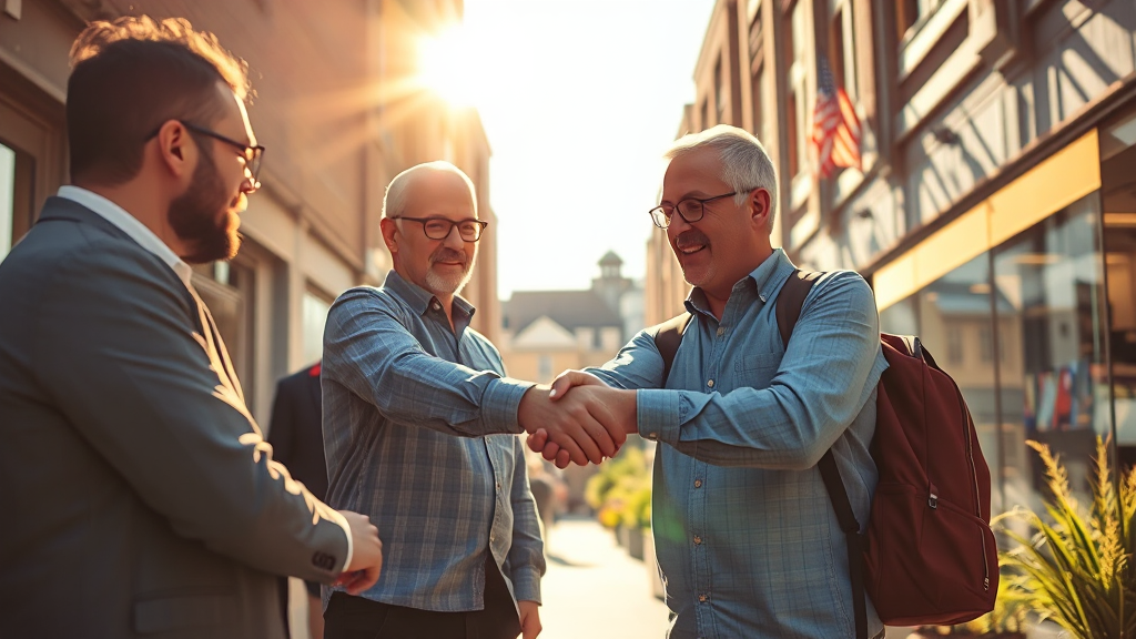 정부 & 스타트업, 지원 노력 (realistic 스타일)