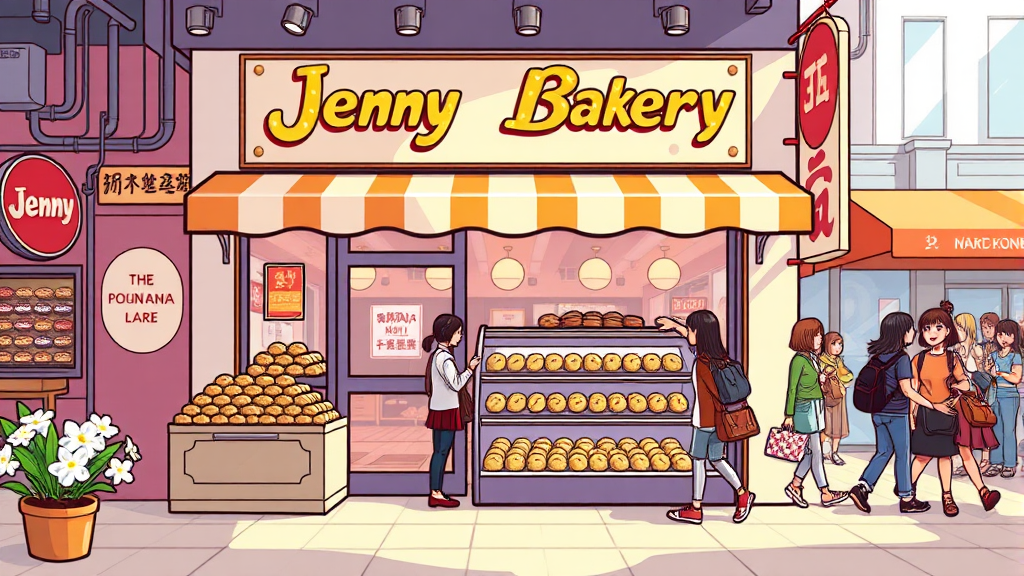 제니쿠키 구매 꿀팁 (cartoon 스타일)