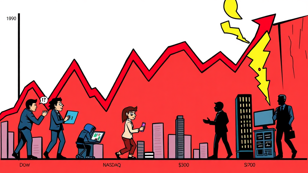 과거 폭락 사례 비교 (cartoon 스타일)