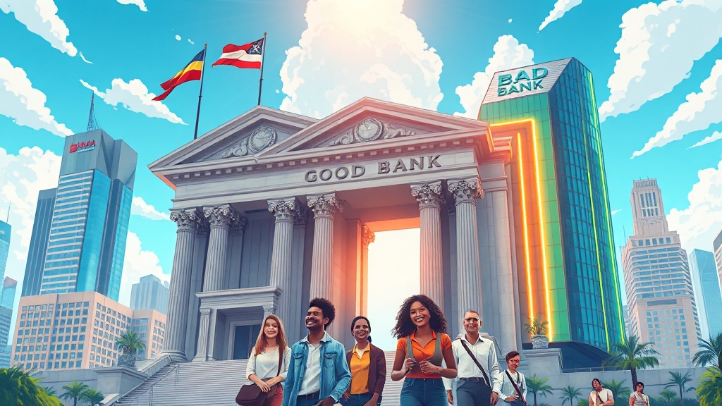 배드뱅크 제도란? (illustration 스타일)