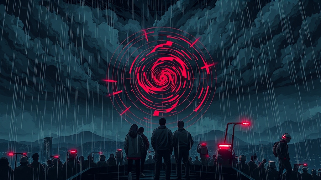 폭우 & 태풍 대비 (illustration 스타일)