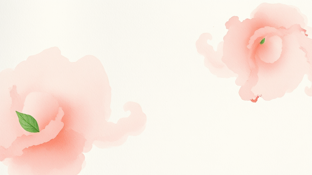 해독 주스, 건강한 습관으로 유지하는 비결 (watercolor 스타일)