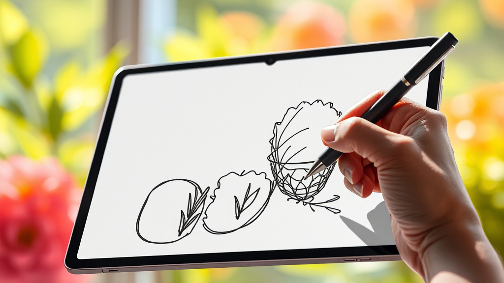 갤럭시탭 S10 FE: 주요 특징 (realistic 스타일)