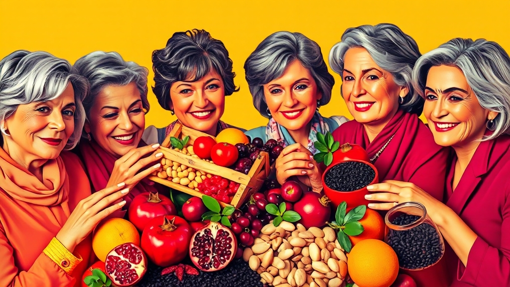 콩, 석류 vs 오디, 뭐가 더 좋을까? (popart 스타일)