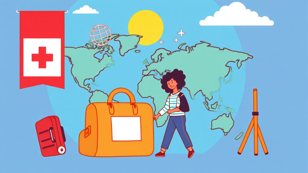 해외여행보험, 이것이 궁금해요 (Q&A) (cartoon 스타일)