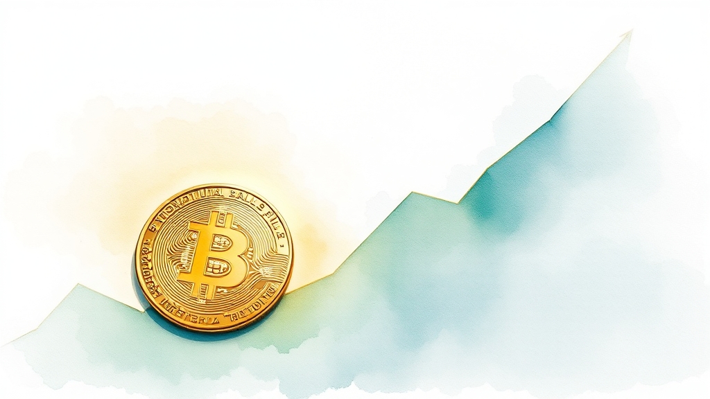 비트코인 규제 동향과 제도권 편입 (watercolor 스타일)