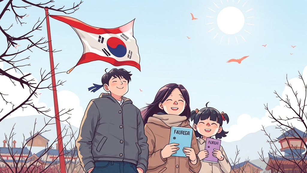 F4 비자, 성공적인 한국 생활의 발판 (illustration 스타일)