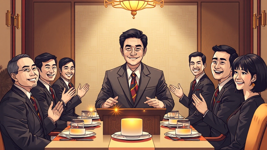 수석 인선에 대한 여당 반응 (illustration 스타일)