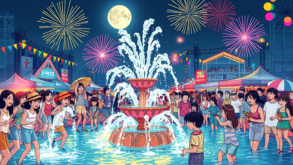 2025년 여름 축제 트렌드 (illustration 스타일)