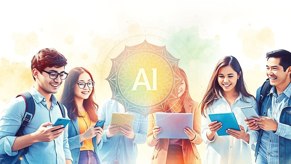 AI 분야 핵심 자격증은? (watercolor 스타일)