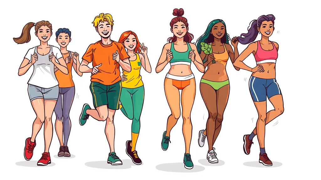 일상 속 부종 예방법 (cartoon 스타일)