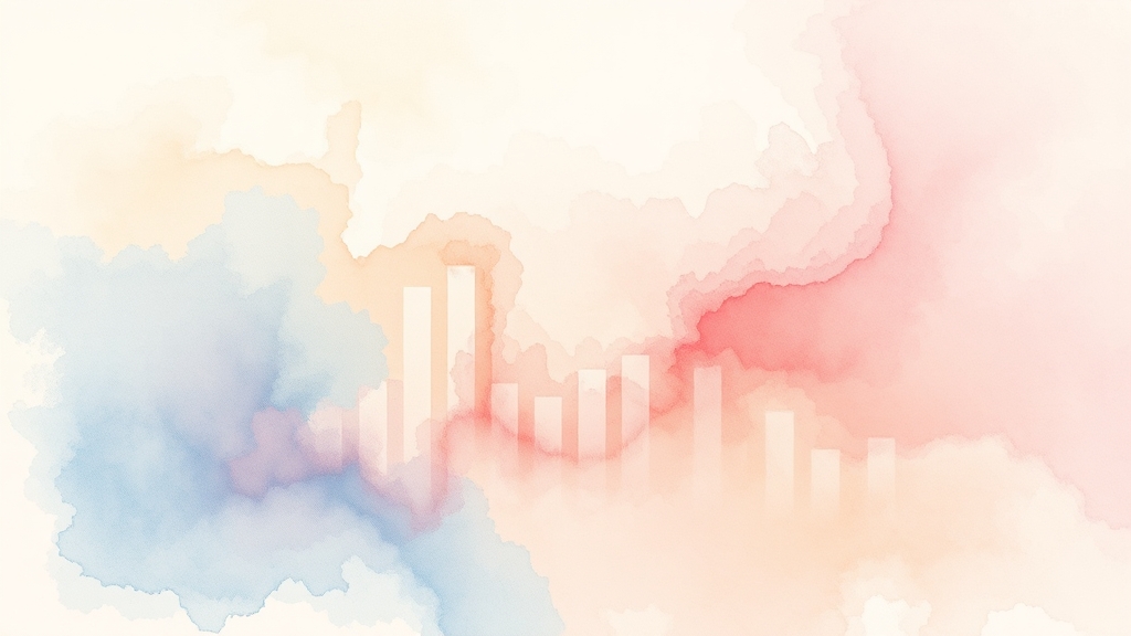 주가 상승 배경 분석 (watercolor 스타일)