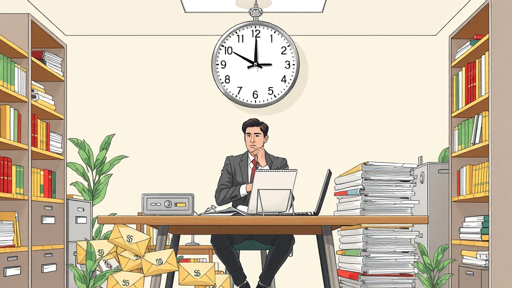 환급 과정, 주의할 점은? (illustration 스타일)
