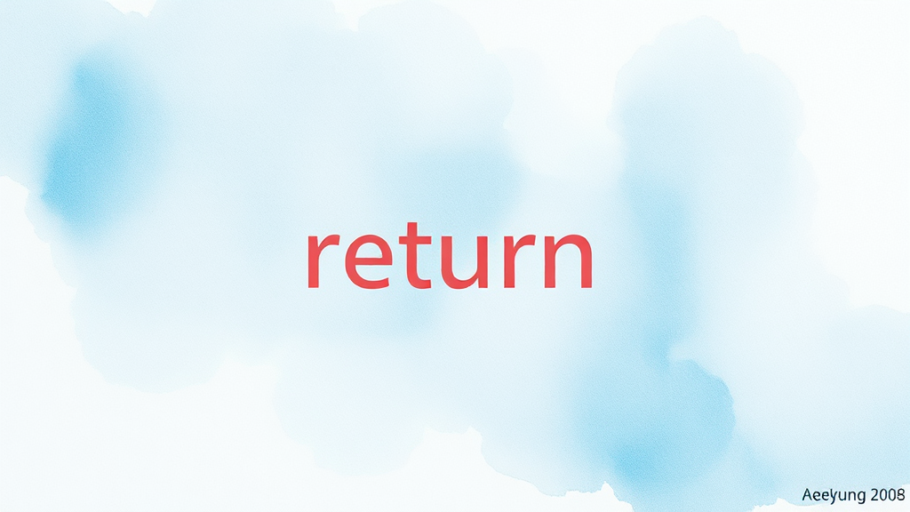 환불, 어떻게 받나요? (watercolor 스타일)