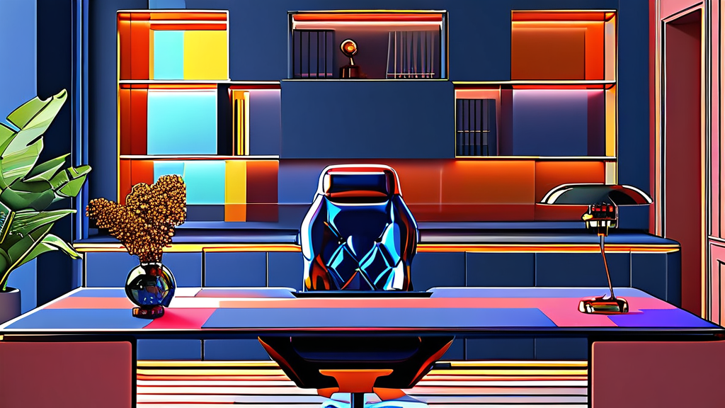 가죽 vs PET: 나에게 맞는 데스커 책상 커버 소재는? (cartoon 스타일)