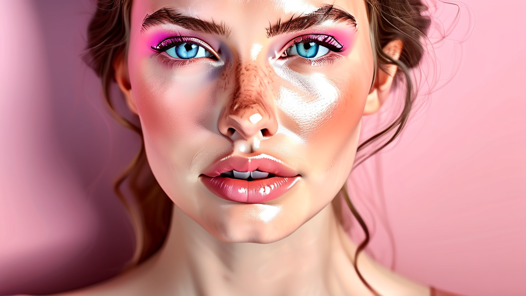 피부 고민 해결, 효과 분석 (realistic 스타일)