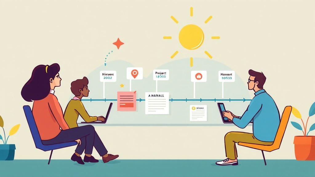 아사나, 프로젝트 일정 관리 활용법 (cartoon 스타일)