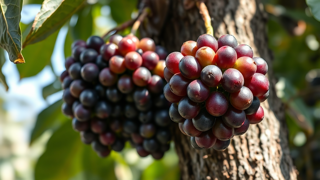 자보티카바 재배 및 소비: 브라질의 특별한 과일 (realistic 스타일)