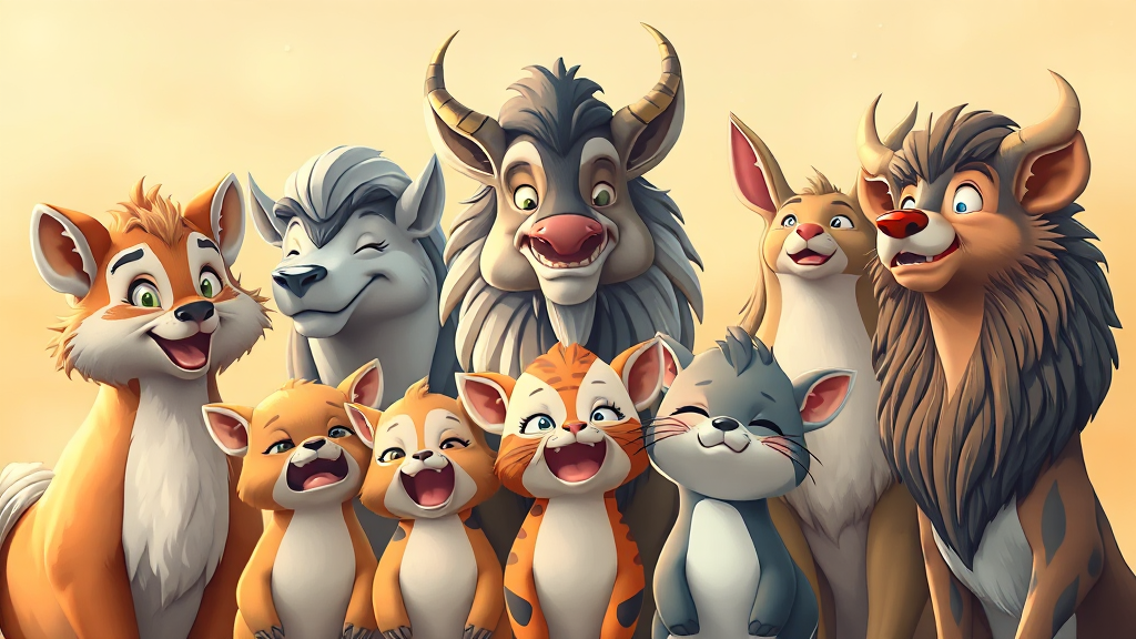 2026년 다른 띠들의 운세 (realistic 스타일)