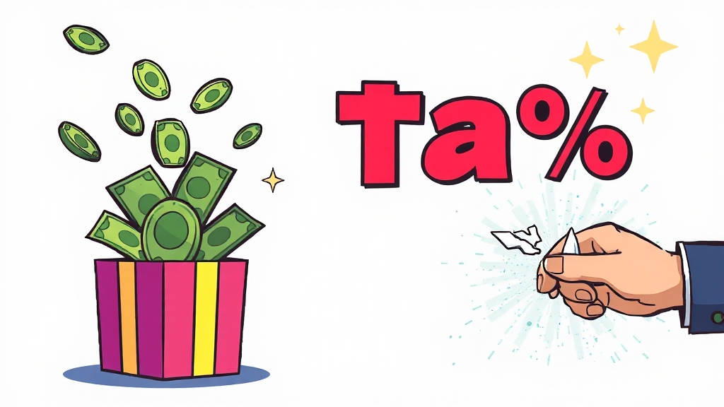 증여세 신고 & 납부 방법 (cartoon 스타일)