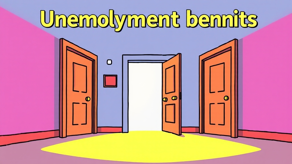 실업급여 수급 조건 안내 (cartoon 스타일)