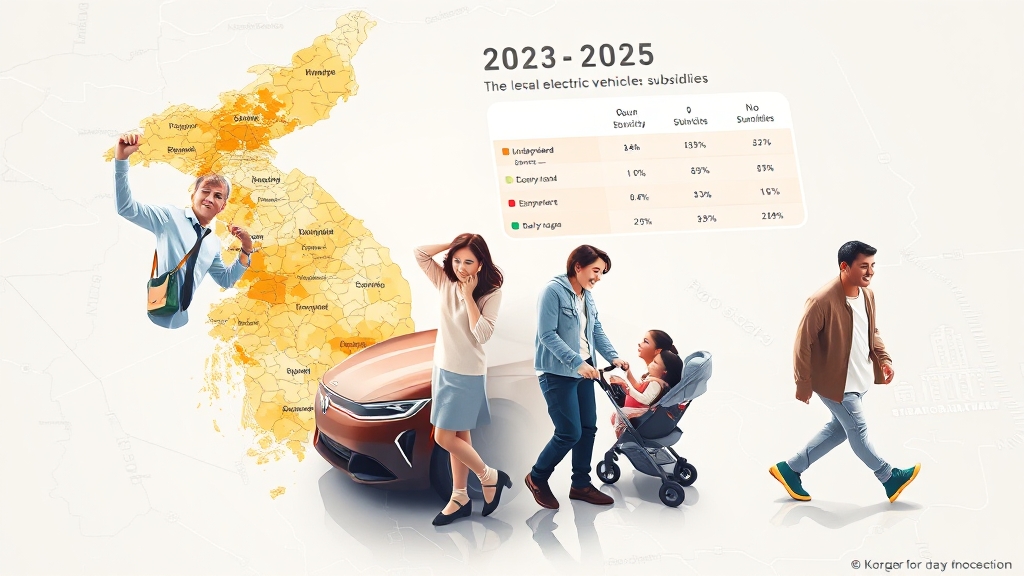 지역별 보조금 차이와 혜택 (illustration 스타일)