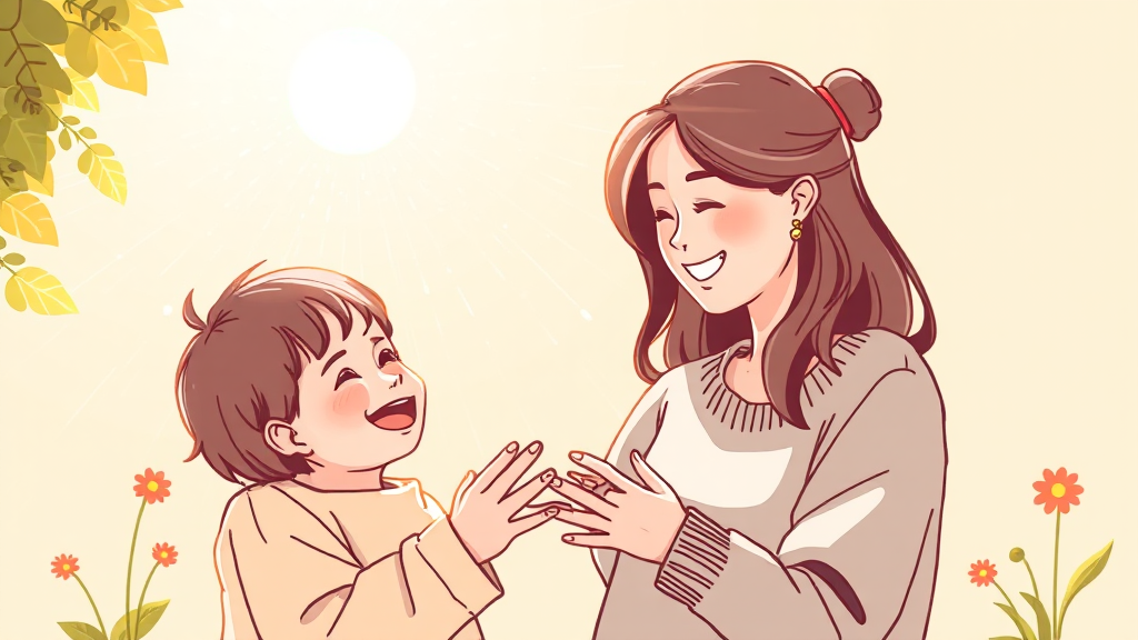 부모급여 중심 지원 강화 (illustration 스타일)